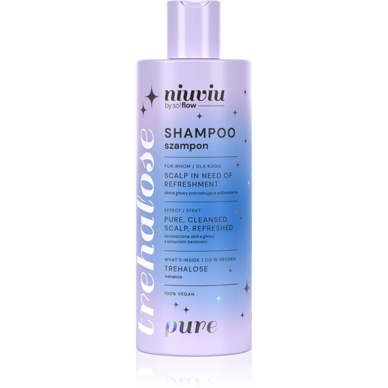 so!flow PURE Deeply Cleansing Hair Shampoo With Trehalose čistilni šampon za mastno lasišče 300 ml