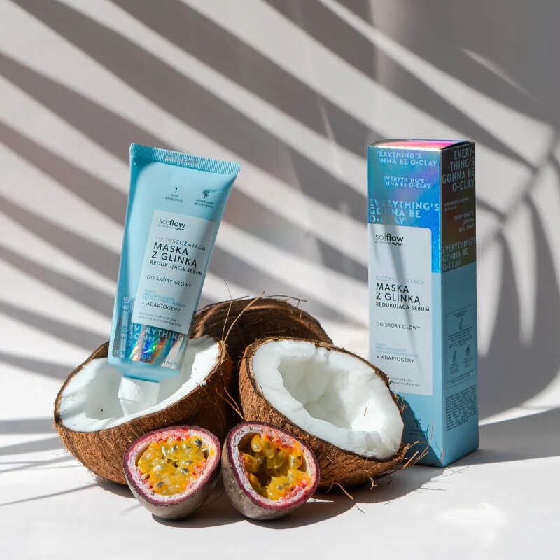 so!flow Purifying Mask Reducing Sebum globoko čistilna maska za mastno lasišče 100 ml