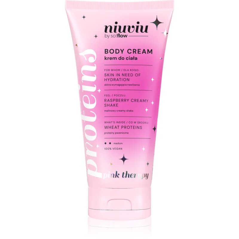 so!flow Raspberry Creamy Shake Body Cream krema za telo 200 ml