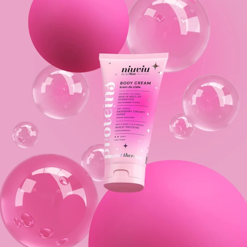 so!flow Raspberry Creamy Shake Body Cream krema za telo 200 ml