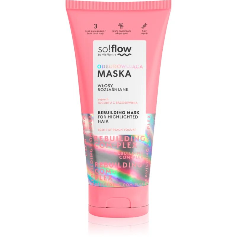 so!flow Rebuilding Com-Plex Mask For Highlighted Hair regeneracijska maska za lase za beljene lase 200 ml