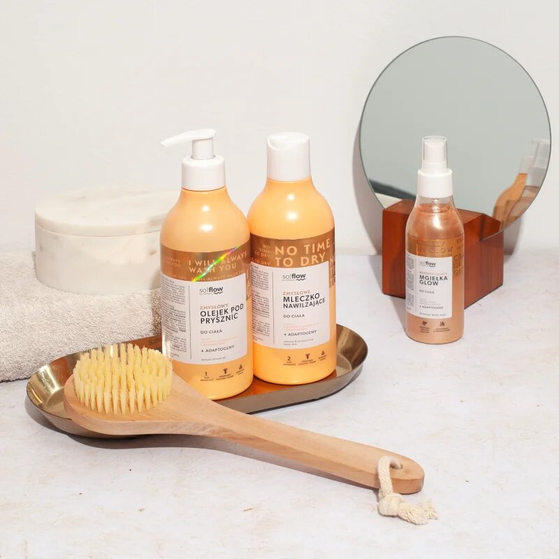 so!flow Sensual Moisturizing Shower Milk losjon za telo Orange With Cardamom 400 ml