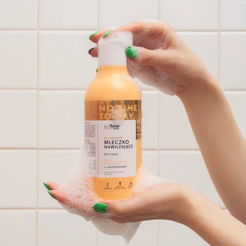 so!flow Sensual Moisturizing Shower Milk losjon za telo Orange With Cardamom 400 ml