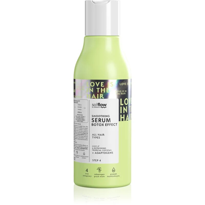 so!flow Smoothing Serum Botox Effect serum za glajenje za vse tipe las 150 ml