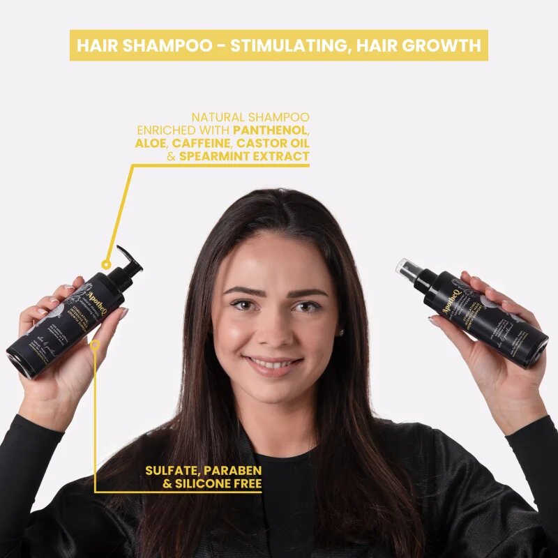 Soaphoria ApotheQ Shampoo spodbujajoči šampon proti izpadanju las 250 ml