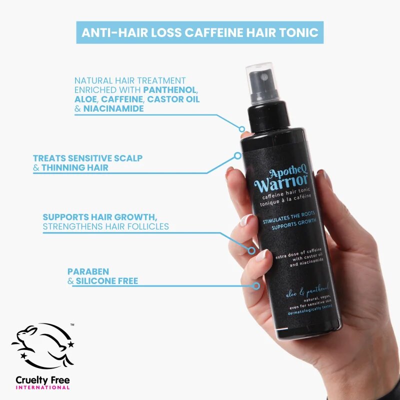 Soaphoria ApotheQ Warrior Caffeine Tonic lasni tonik proti izpadanju las 250 ml