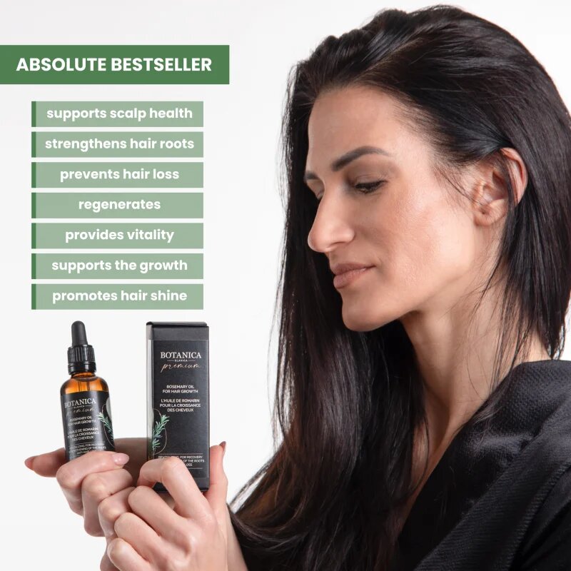 Soaphoria Botanica Slavica Rosemary Oil hranilno olje za lase in lasišče 50 ml