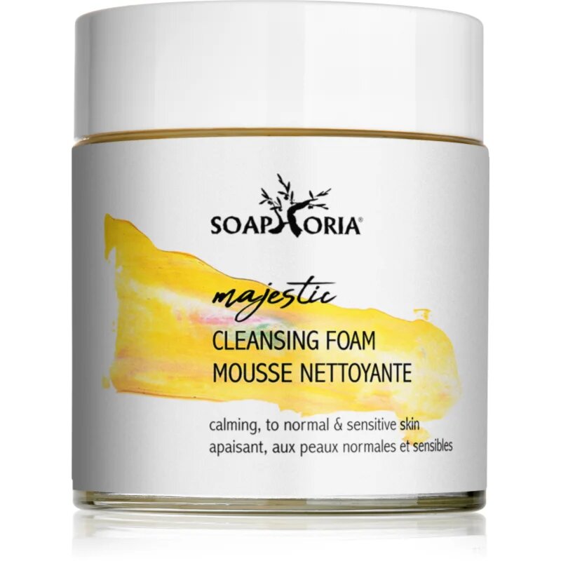 Soaphoria Care Majestic Cleansing Foam vlažilna in pomirjevalna čistilna pena za občutljivo kožo 125 ml