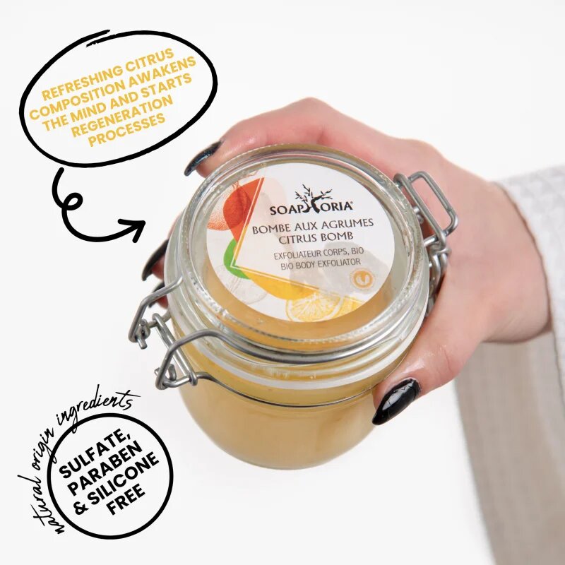 Soaphoria Citrus Bomb Body Exfoliator piling za telo 250 ml