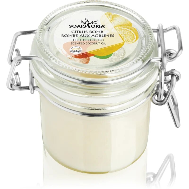 Soaphoria Citrus Bomb Scented Coconut Oil bio kokosovo olje za obraz in telo 125 ml