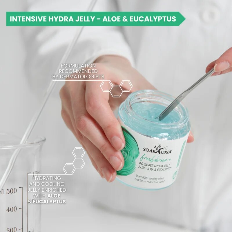 Soaphoria CoolingJelly+ Aloe Vera & Eucalyptus hladilni gel z aloe vero 100 ml