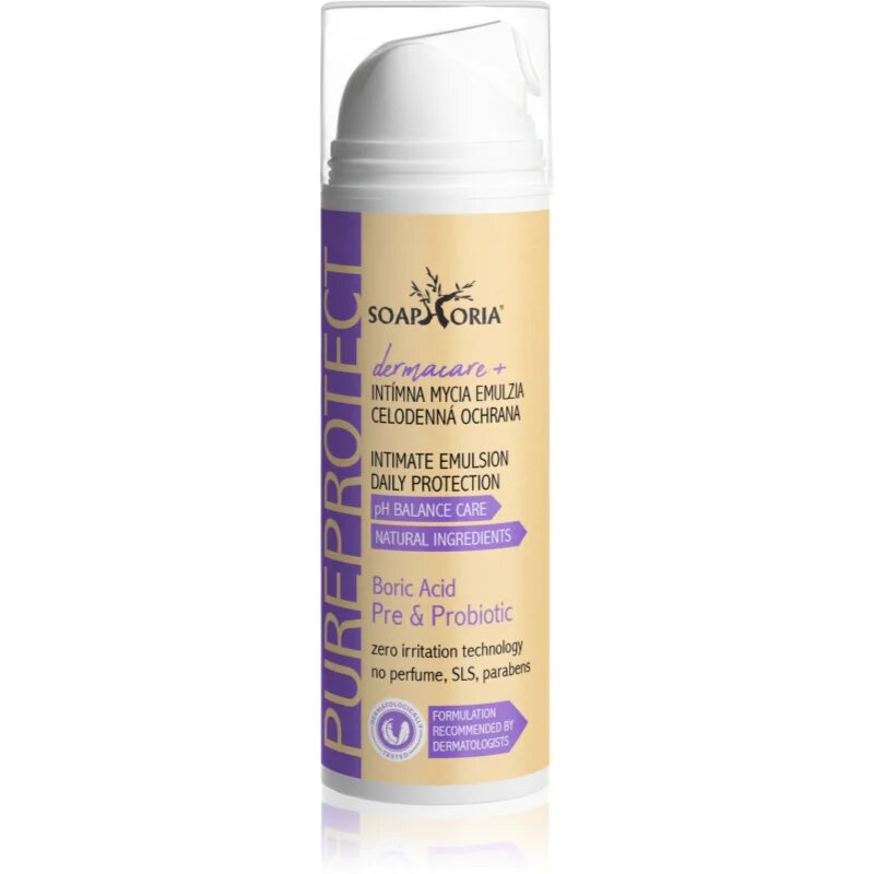 Soaphoria Dermacare+ Pureprotect emulzija za intimno higieno 150 ml