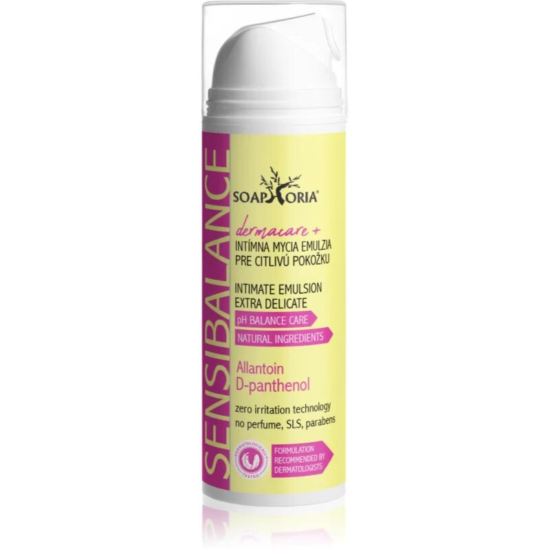 Soaphoria Dermacare+ Sensibalance gel za intimno higieno za občutljivo kožo 150 ml