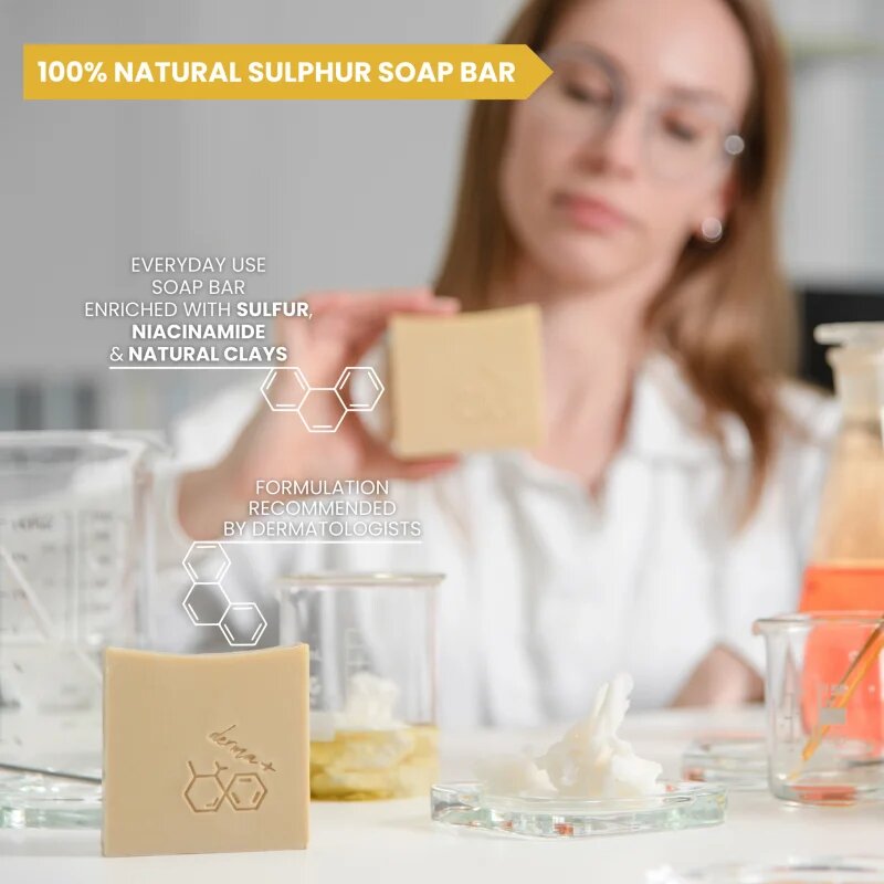 Soaphoria Dermacare+ Sulphur milo z žveplom za globinsko čiščenje 125 g