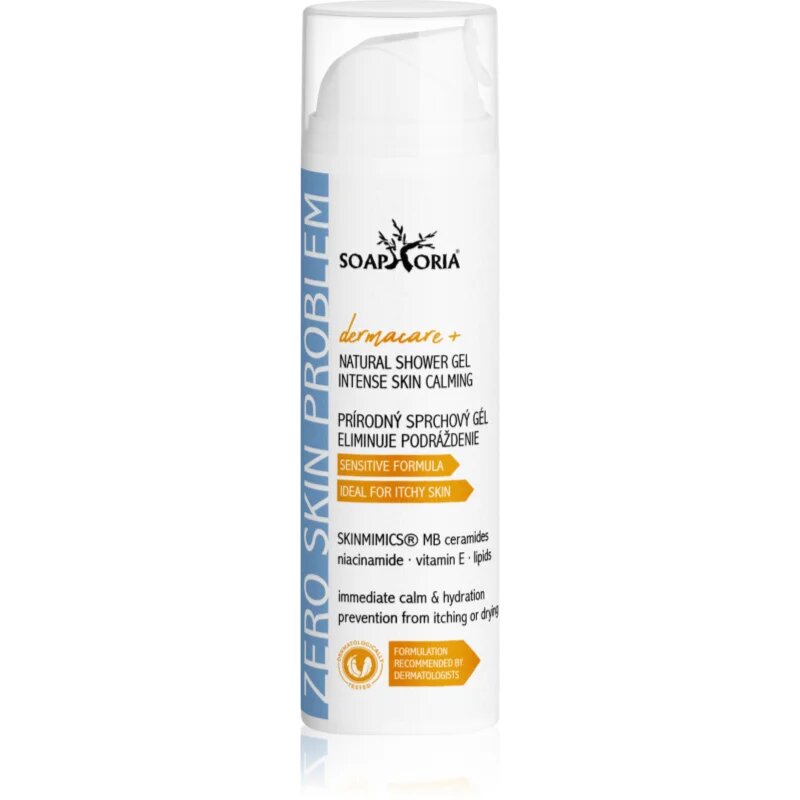 Soaphoria Dermacare+ Zero Problem pomirjajoči gel za tuširanje za občutljivo kožo 200 ml