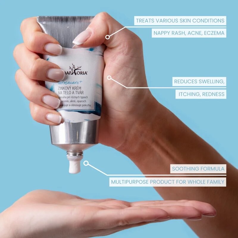 Soaphoria Dermacare+ Zinc regeneracijska krema za telo in obraz 75 ml