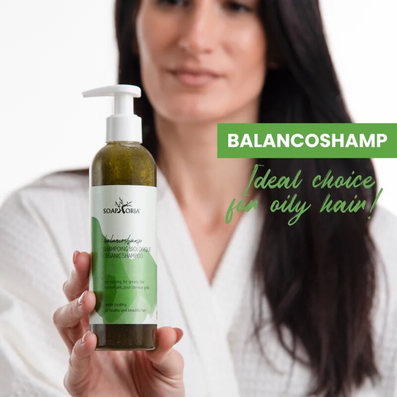 Soaphoria Hair Care Organic Shampoo tekoči organski šampon za mastne lase 250 ml