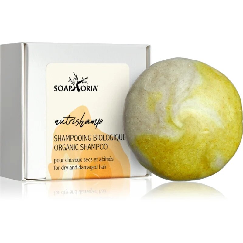 Soaphoria Hair Care Solid Shampoo organski trdi šampon za suhe in poškodovane lase 60 g
