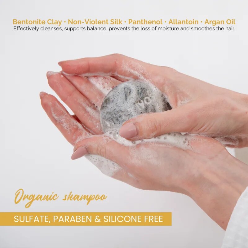Soaphoria Hair Care Solid Shampoo organski trdi šampon za suhe in poškodovane lase 60 g