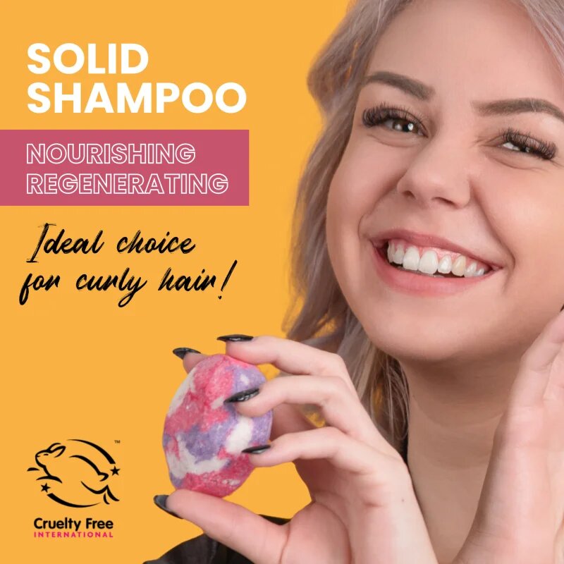 Soaphoria Hair Care Solid Shampoo organski trdi šampon za valovite in kodraste lase 80 g