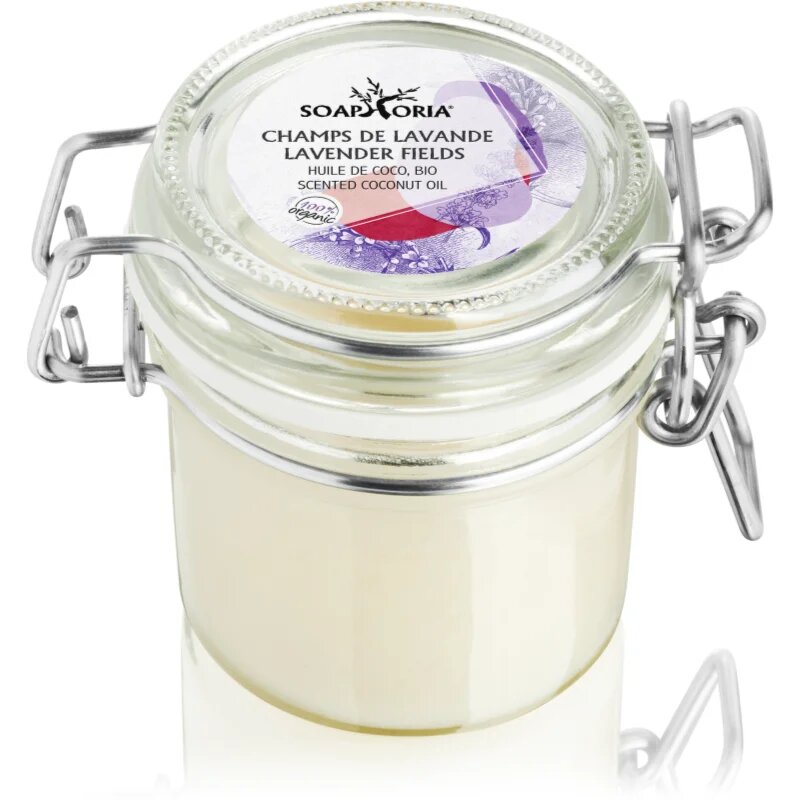 Soaphoria Lavender Fields Scented Coconut Oil bio kokosovo olje z vonjem sivke 125 ml