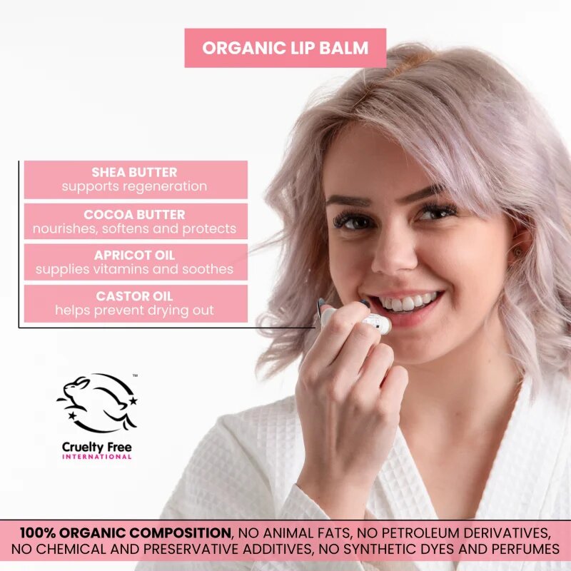 Soaphoria Lip Care Berry Forest sadni organski balzam za ustnice 5 g