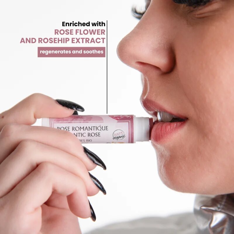 Soaphoria Lip Care Romantic Rose vrtnični organski balzam za ustnice 5 g
