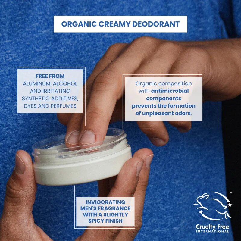 Soaphoria Man Virilité organski kremasti deodorant za moške 50 ml