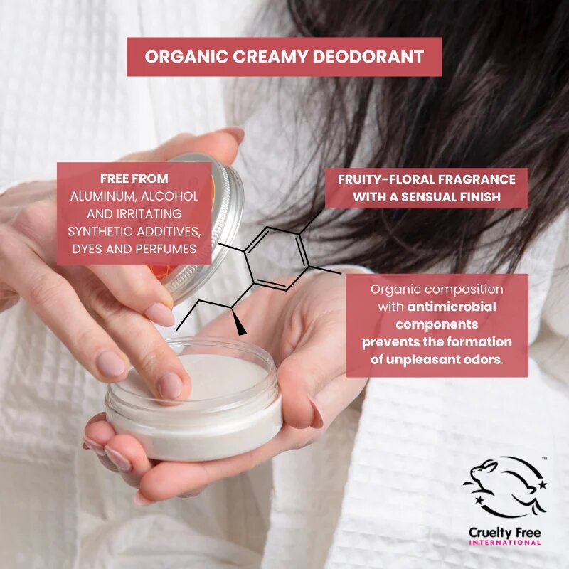 Soaphoria Sensualism Organic Creamy Deodorant kremasti deodorant 50 ml