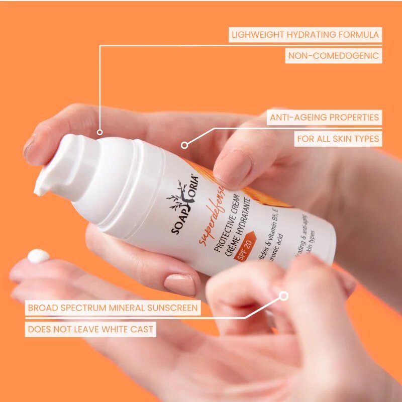 Soaphoria SuperDefense vlažilna in zaščitna krema s peptidi SPF 20 50 ml
