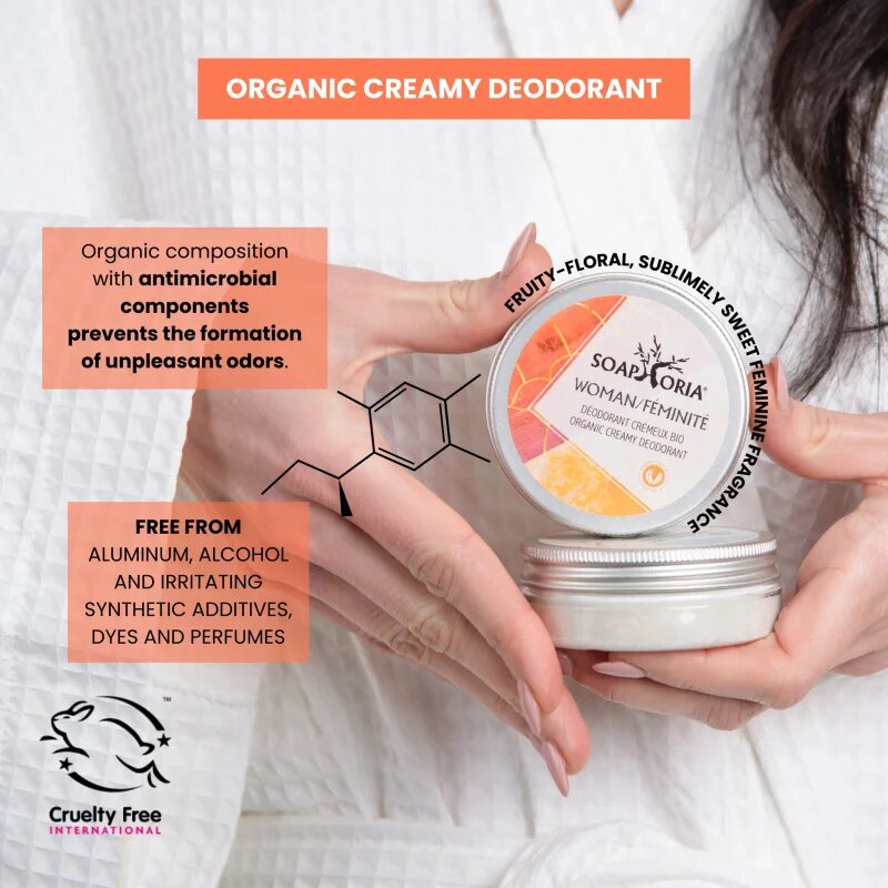Soaphoria Woman Organic Creamy Deodorant kremasti deodorant 50 ml