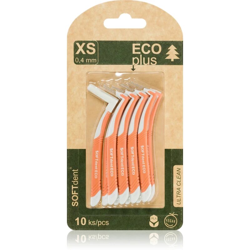 SOFTdent ECO Interdental brushes medzobne ščetke 04 mm 10 kos