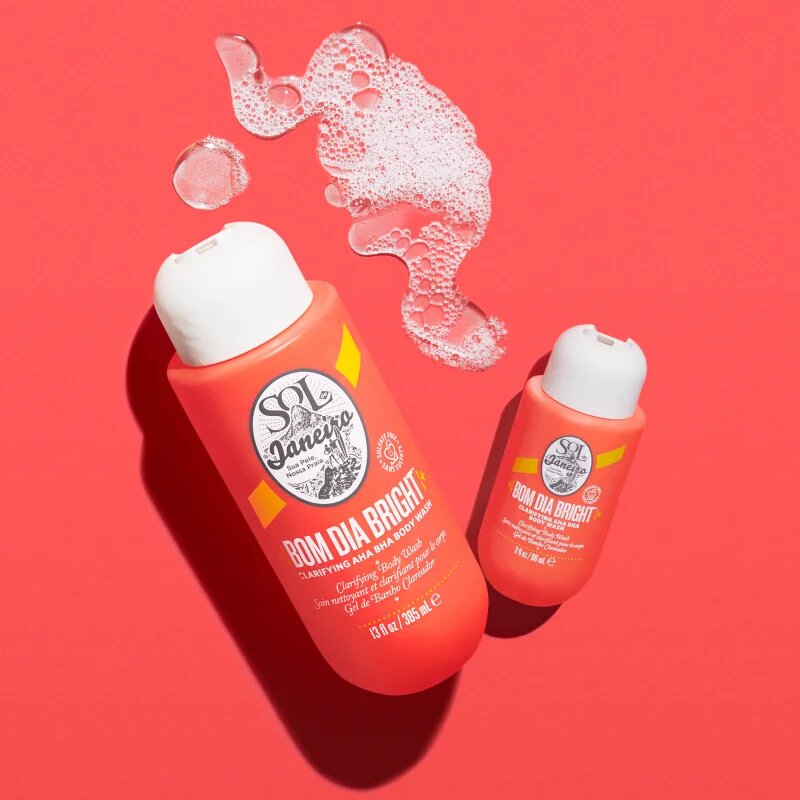 Sol de Janeiro Bom Dia™ Bright Body Wash eksfoliacijski gel za prhanje z gladilnim učinkom 385 ml