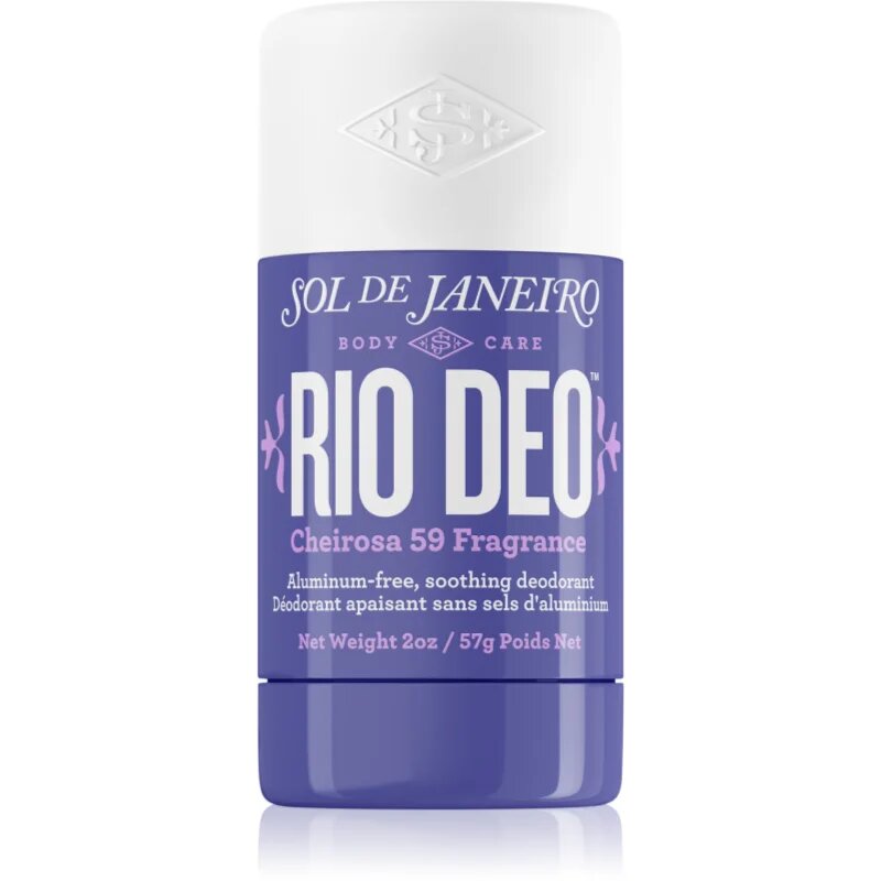 Sol de Janeiro Rio Deo Aluminium-Free Deodorant Cheirosa 59 trdi deodorant brez aluminijevih soli 57 g