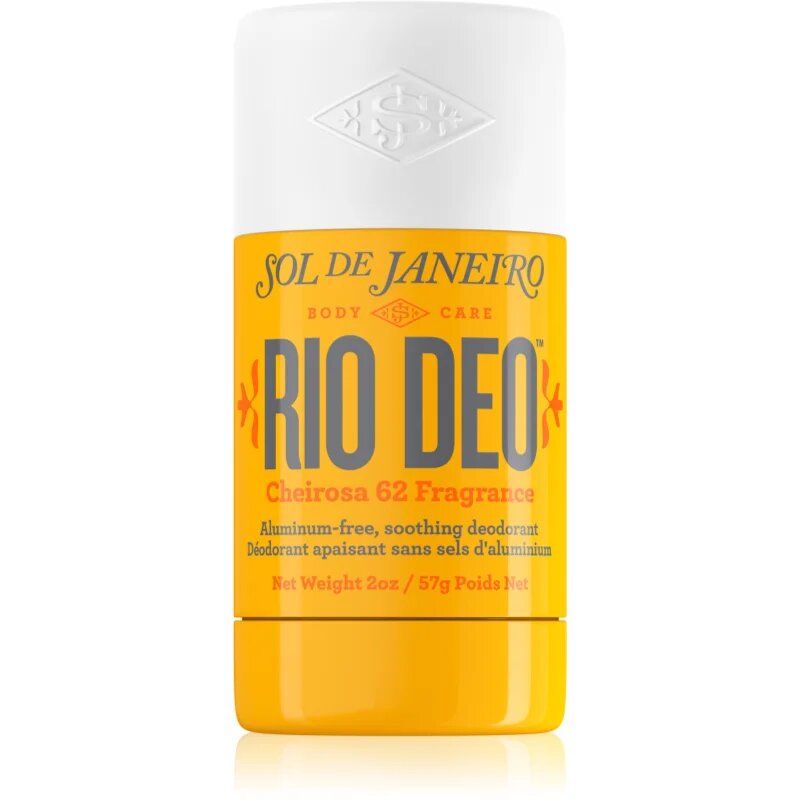 Sol de Janeiro Rio Deo Aluminium-Free Deodorant Cheirosa 62™ trdi deodorant brez aluminijevih soli 57 g