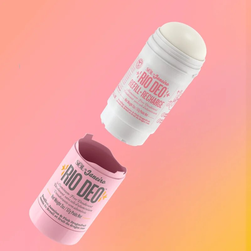 Sol de Janeiro Rio Deo Aluminium-Free Deodorant Cheirosa 68 trdi deodorant brez aluminijevih soli nadomestno polnilo 57 g