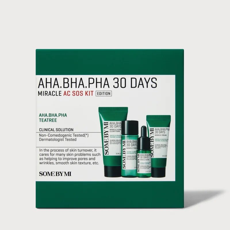 Some By Mi AHA∙BHA∙PHA 30 Days Miracle AC SOS Kit darilni set proti aknam