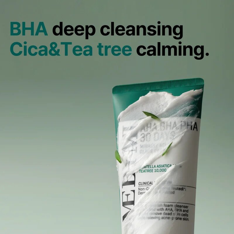 Some By Mi AHA∙BHA∙PHA 30 Days Miracle Acne Clear Foam globinsko čistilna pena za problematično kožo akne 50 ml