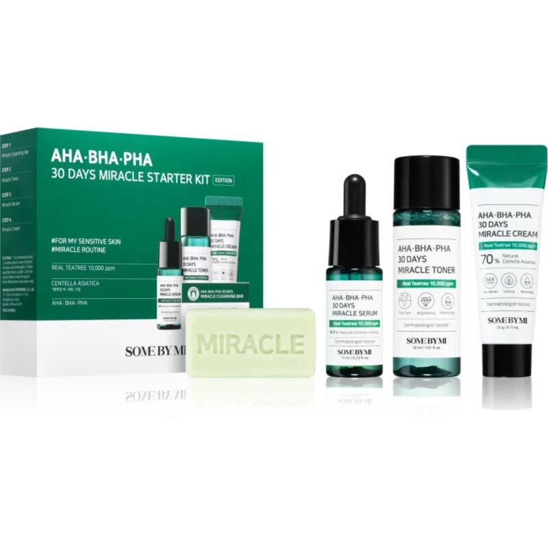 Some By Mi AHA∙BHA∙PHA 30 Days Miracle Starter Kit set za problematično kožo akne