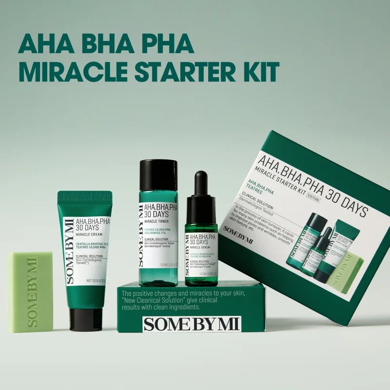 Some By Mi AHA∙BHA∙PHA 30 Days Miracle Starter Kit set za problematično kožo akne