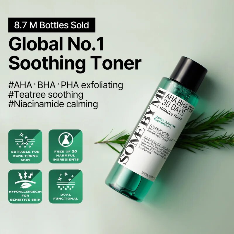 Some By Mi AHA∙BHA∙PHA 30 Days Miracle Toner mehčalni in vlažilni tonik 150 ml