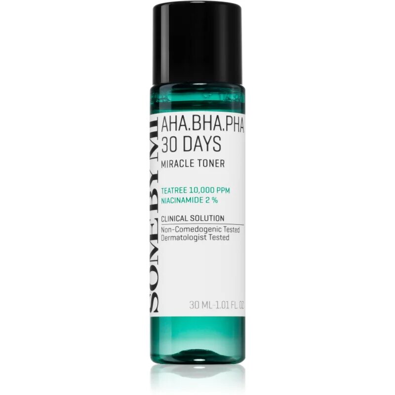 Some By Mi AHA∙BHA∙PHA 30 Days Miracle Toner mehčalni in vlažilni tonik 30 ml
