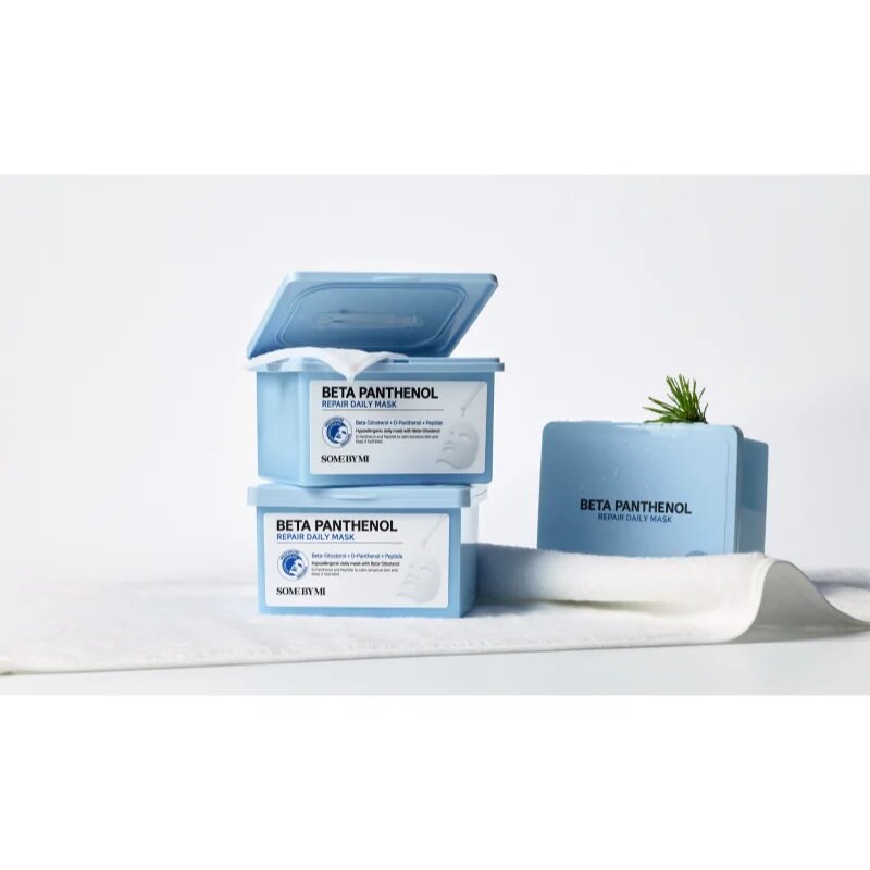Some By Mi Beta Panthenol Repair Daily Mask pomirjevalna tekstilna maska veliko pakiranje 30 kos