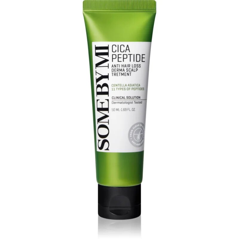 Some By Mi Cica Peptide Derma Scalp Treatment vlažilni in pomirjajoči balzam proti izpadanju las 50 ml
