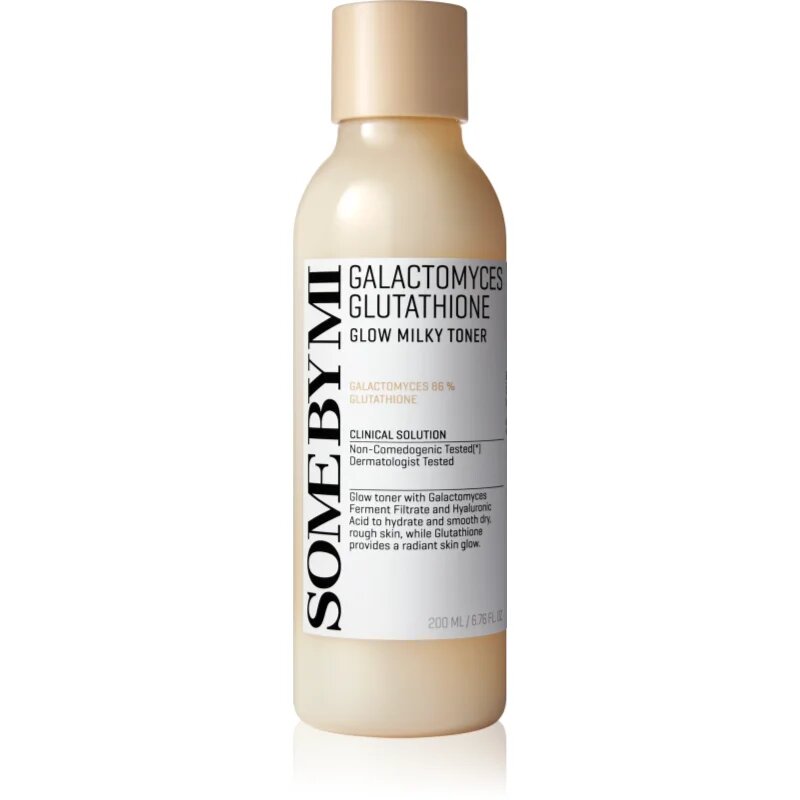 Some By Mi Galactomyces Glutathione Glow Milky Toner mehčalni in vlažilni tonik za osvetlitev kože 200 ml