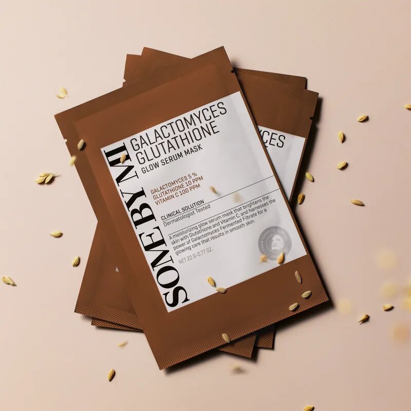 Some By Mi Galactomyces Glutathione Glow Serum Mask revitalizacijska maska iz platna za občutljivo in suho kožo 22 g