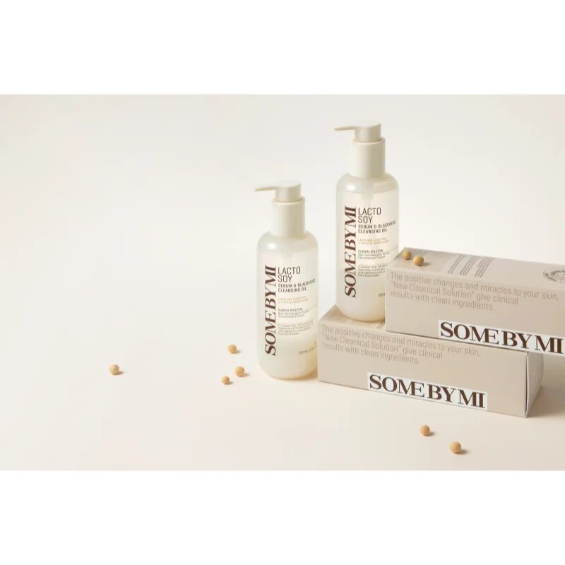 Some By Mi Lacto Soy Sebum & Blackhead Cleansing Oil nežno čistilno olje za občutljivo kožo 200 ml