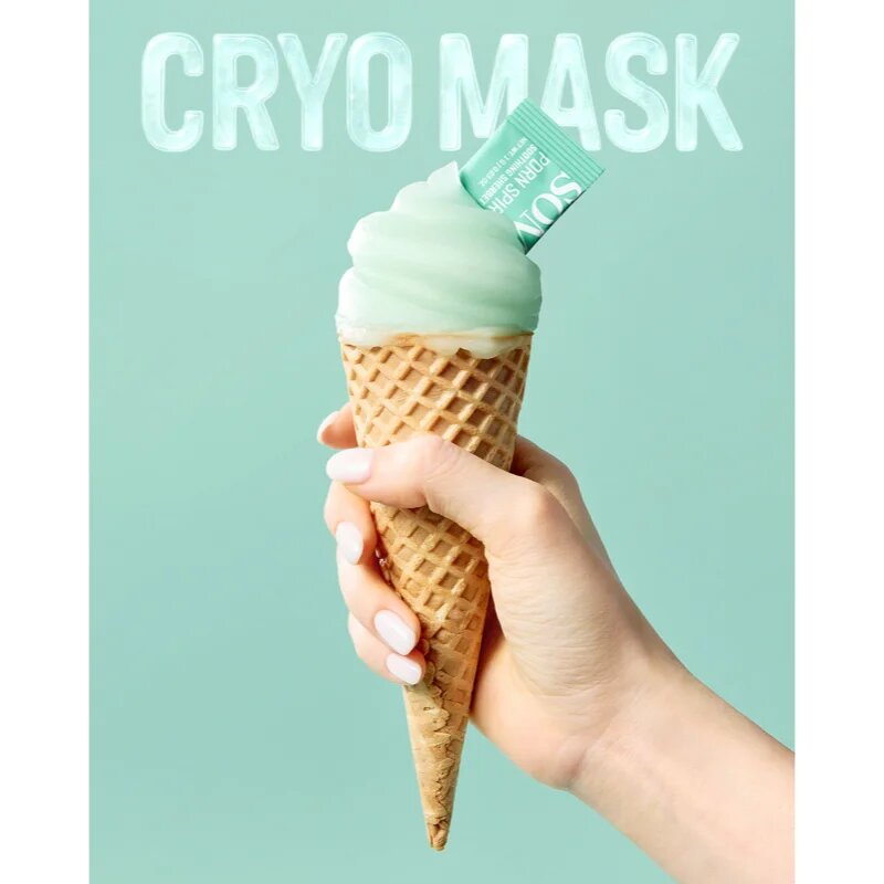 Some By Mi PDRN Spirulina Soothing Sherbet Mask pomirjajoča maska za obraz s hladilnim učinkom 10x1 g