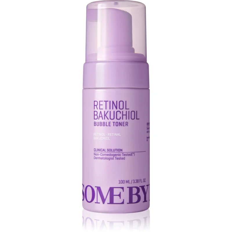 Some By Mi Retinol Bakuchiol Bubble Toner tonik za obraz za zmanjšanje znakov staranja s pomirjajočim učinkom 100 ml