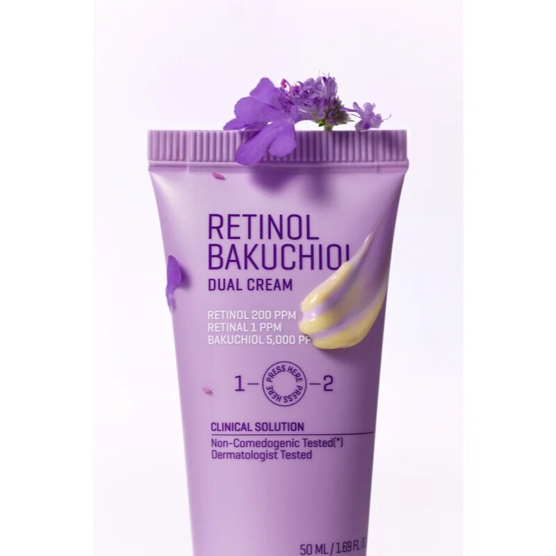 Some By Mi Retinol Bakuchiol Dual Cream intenzivna krema za razširjene pore in gube 50 ml